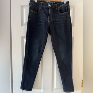 American Eagle Hi-Rise Dark Denim Jegging